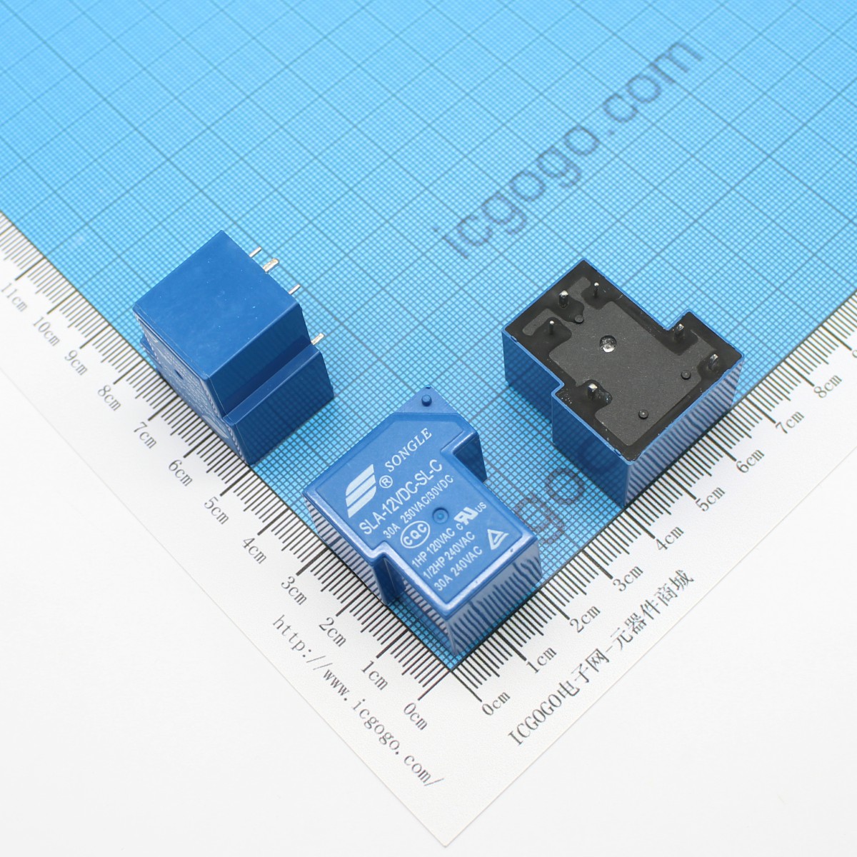 松乐 家电控制继电器 SLA-12VDC-SL-C 12V C型 转换 单组转换型 SONGLE RELAY 密封型 6P 6脚